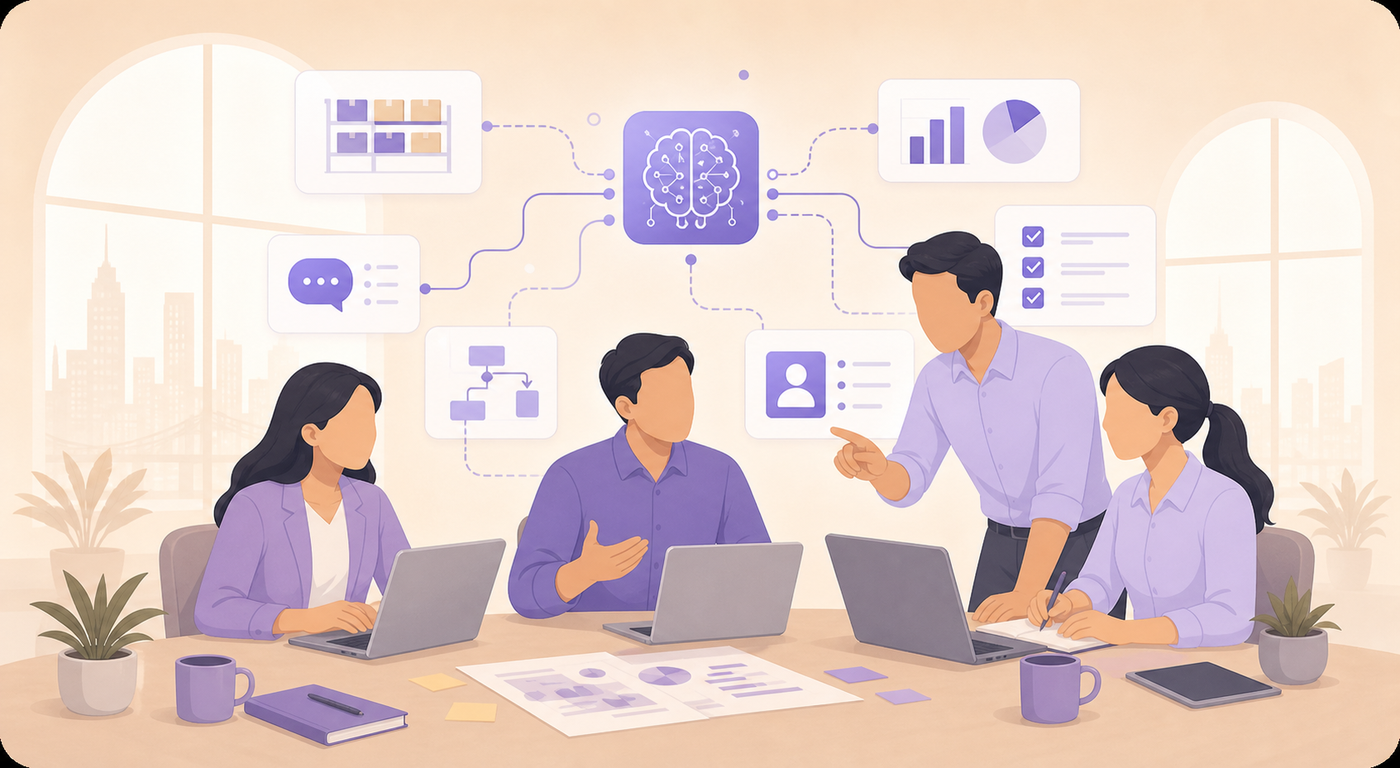 Filipino team solving business workflows with AI